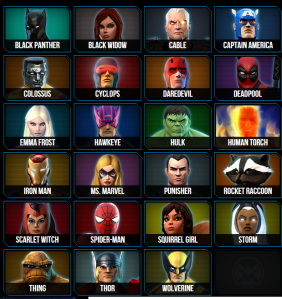 Just look at all the awesome Heroes you'll almost never get to play.  