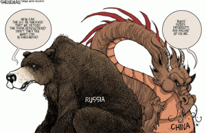 Cartoon Russia China Dissents